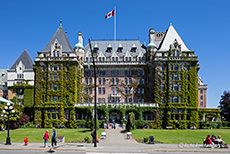 das weltbekannte Empress Hotel, Victoria