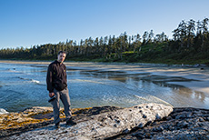 Treibholz auf der Felseninsel, Long Beach