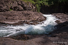 Campbell River im Elk Falls Provincial Park