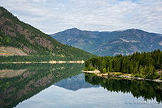 ein letzter Blick auf den Buttle Lake bevor wir den Park verlassen, Strathcona Provincial Park