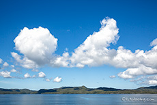 tolle Wolken über den grünen Inseln, Inside Passage