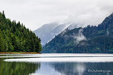 es ist fast windstill im Khutzeymateen Grizzly Bear Sanctuary