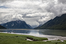 auch hier gibt es hohe Berge