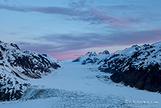 Dämmerung am Salmon Gletscher