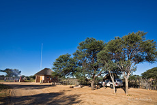 Campsite der Kalahari Rest Lodge, Kang