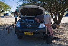 Autoreparatur in Nossob