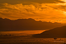 Sonnenuntergang über den Tirasbergen