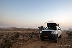 wieder Nebel in der Kalahari