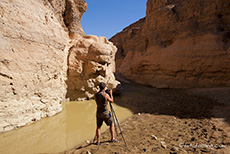 Chris im Sesriem Canyon