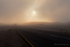 Der typische Küstennebel um Swakopmund