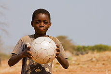 Fussball wird hier überall gespielt