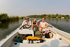 Mit Phil auf dem Chobe unterwegs