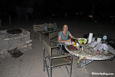 Okaukuejo Campsite, Etosha Nationalpark, Namibia