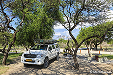 Okaukuejo Campsite, Etosha Nationalpark, Namibia