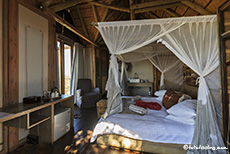 Unser Bungalow im Dolomite Camp, Etosha Nationalpark, Namibia