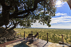 Ein letzter Blick, Dolomite Camp, Etosha Nationalpark, Namibia