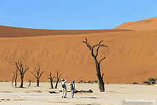 Touristen im Deadvlei