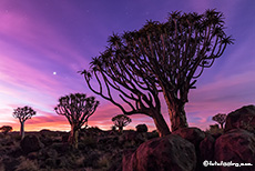 die ersten Sterne zeigen sich schon, Farm Gariganus, Namibia