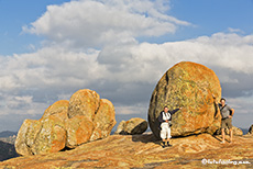 Ralf und Chris auf dem World´s View, Matobo Nationalpark, Zimbabwe