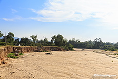 Trockenes Flussbett, Mana Pools Nationalpark, Zimbabwe