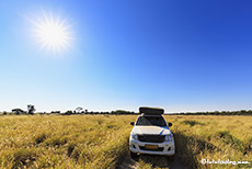 Unterwegs im Central Kalahari Game Reserve, Botswana