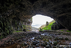 Blick aus der Smoo Cave