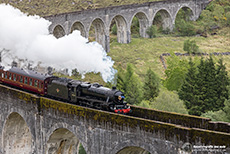 Dampflok - The Jacobite (auch als Jacobite Steam Train bezeichnet), Schottland