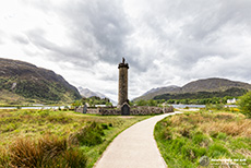 Glenfinnan Monument am Loch Shiel, Schottland