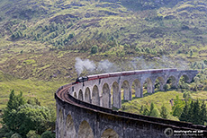 Dampflok - The Jacobite (auch als Jacobite Steam Train bezeichnet), Schottland