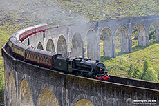 Dampflok - The Jacobite (auch als Jacobite Steam Train bezeichnet), leider ohne Dampf