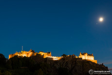 Blaue Stunde - Edinburgh Castle, Schottland
