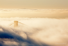 Unser erster Blick auf die Golden Gate Brücke