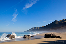 Einsamer Strand am Highway No. 1