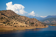 Hausboot auf dem Lake Kaweah