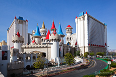 unser Märchenschloß Excalibur in Las Vegas