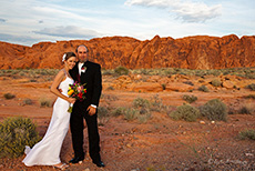 Hochzeitspaar im Valley of Fire