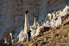 frühmorgens bei den Wahweap Hoodoos