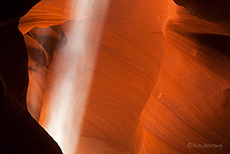 Beam im Upper Antelope Canyon