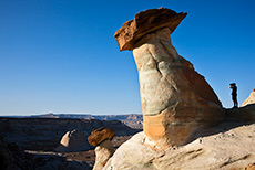 Chris und der Riesenhoodoo am Stud Horse Point