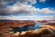 Ausblick vom Alstrom Point auf dem Lake Powell