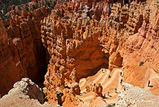 die Serpentinen hatten es in sich, Navajo Trail, Bryce Canyon NP