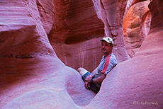 Chris im Peek-A-Boo Canyon