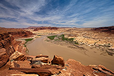 Aussicht auf den Dirty Devil River