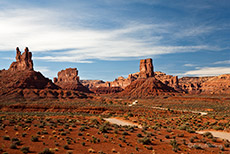 Sandsteingebilde im Valley of Gods