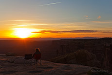 Sonnenuntergang am Muley Point