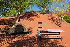 Campsite auf dem Gouldings RV Park