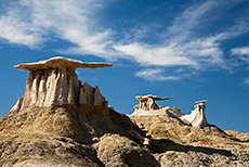 Die Stonewings von Bisti Badlands