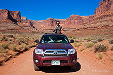 Die Milch machts, nach dem Shafer Trail, Canyonlands Nationalpark