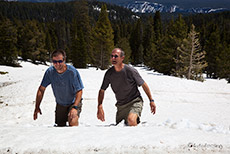 Viel Schnee am Dunraven Pass, Yellowstone Nationalpark