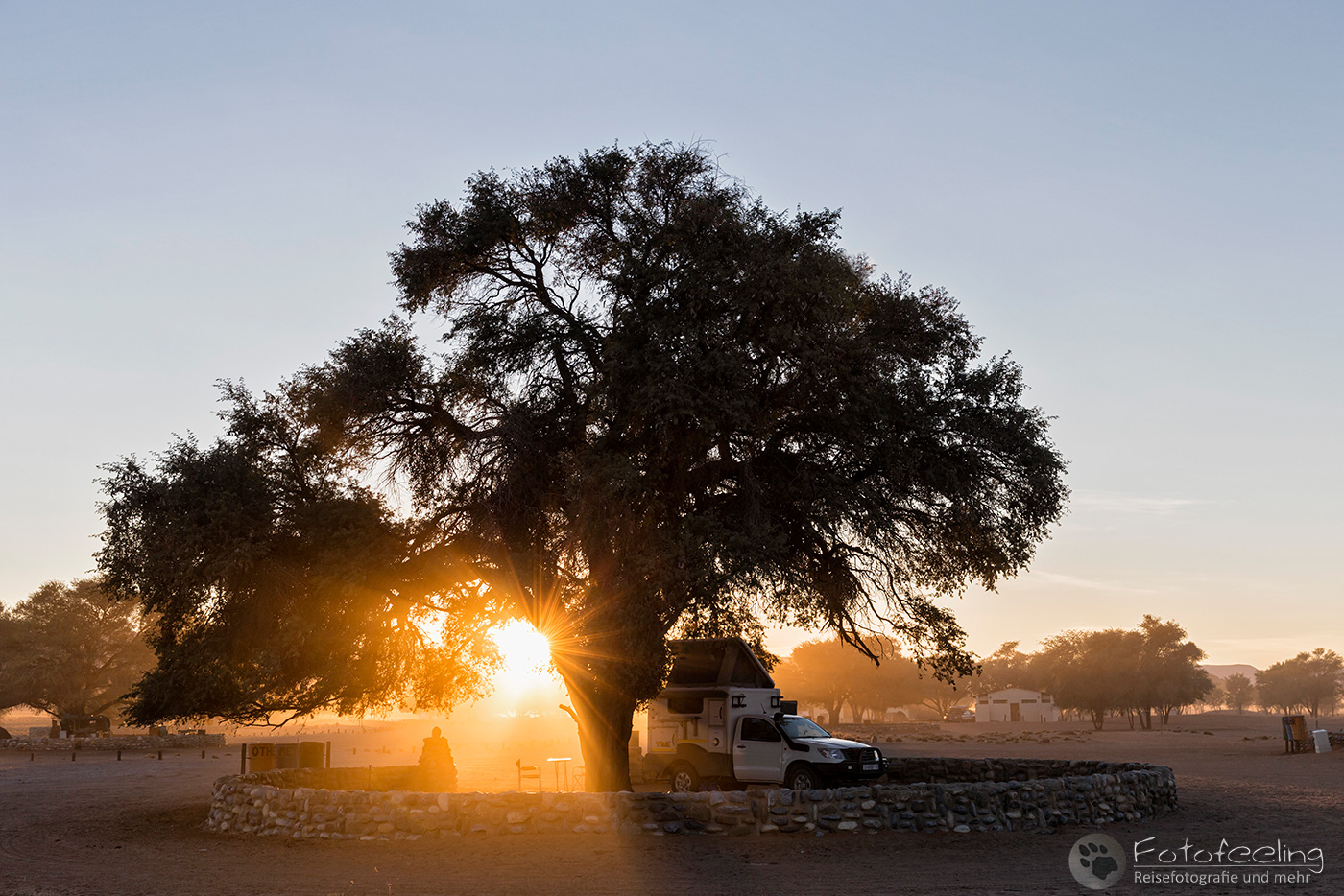 Campingplatz am Sesriem, Sonnenaufgang
